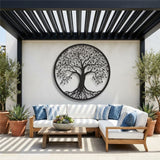 Tree of Life Round metal wall art – image 4