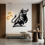Charging Bull metal wall art – image 4