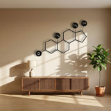 Testosterone Molecule metal wall art – image 4