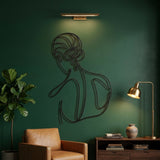 Woman Line Art Figure metal wall art – image 4