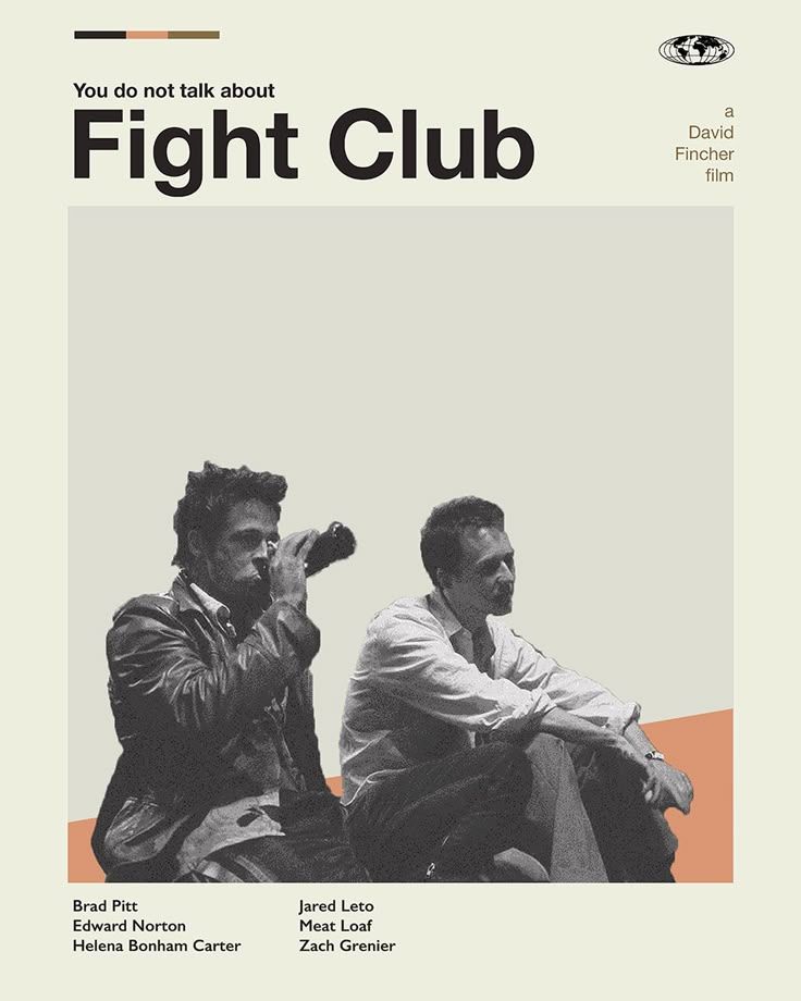 You Do Not Talk About Fight Club Nostalgic Movie Print Wall Print