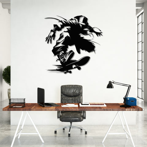Street Skater Metal Wall Art