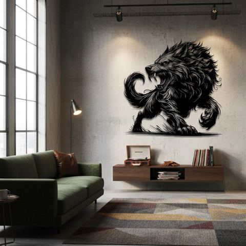 Wolf Metal Wall Art