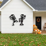 Dancing Skeletons metal wall art – image 5
