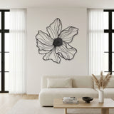 Open Blossom Flower metal wall art – image 5