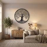 Tree of Life Round metal wall art – image 5