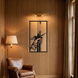 Samurai Katana Panel metal wall art – image 5