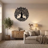 Celtic Tree of Life Circle metal wall art – image 5