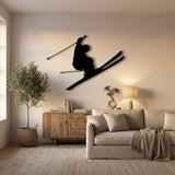 Skier Jump metal wall art – image 5