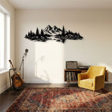 Mountain Lake and Pine Forest metal wall art – image 5