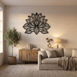 Mandala Lotus Flower metal wall art – image 5
