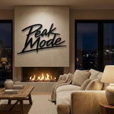 Peak Mode Script metal wall art – image 5