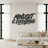Mindset Is Everything metal wall art – image 5