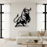 Charging Bull metal wall art – image 5