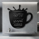 Coffee Cup Splash metal wall art – image 5
