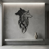 Two Wolves metal wall art – image 5