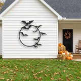 Bats Across the Moon metal wall art – image 5