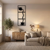 Teapot to Teacup Triptych metal wall art – image 5