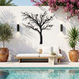 Tree with Perched Birds metal wall art – image 5