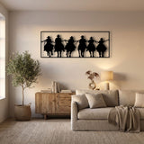 Cowboy Riders Panel metal wall art – image 5