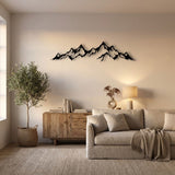 Mountain Range Silhouette metal wall art – image 5