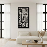 Art Deco Abstract Panel metal wall art – image 5