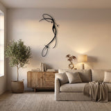 Abstract Dragonfly Line metal wall art – image 5