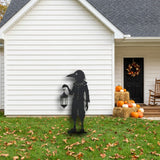 Raven Man with Lantern metal wall art – image 5