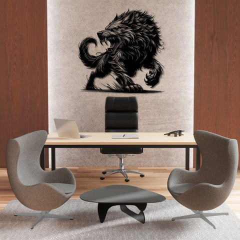 Wolf Metal Wall Art