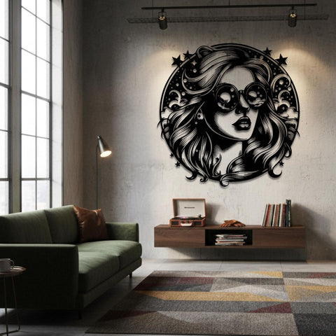 Celestial Beauty Metal Wall Art