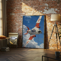 6 Futuristic Spaceship Aesthetic Wall Décor Poster Print