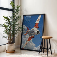 6 Futuristic Spaceship Aesthetic Wall Décor Poster Print