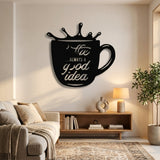 Coffee Cup Splash metal wall art – image 6