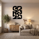Abstract Maze Shape metal wall art – image 6