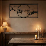 Creation of Adam Hands metal wall art – image 6