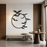 Bats Across the Moon metal wall art – image 6