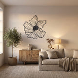 Open Blossom Flower metal wall art – image 6