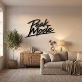 Peak Mode Script metal wall art – image 6