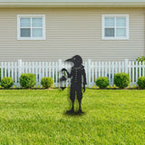 Raven Man with Lantern metal wall art – image 6