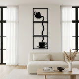 Teapot to Teacup Triptych metal wall art – image 6