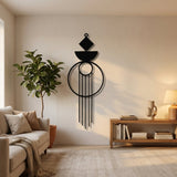 Boho Geometric Pendant metal wall art – image 6