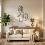 Woman Line Art Figure metal wall art – image 6