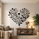Floral Heart metal wall art – image 6