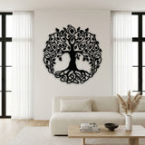 Celtic Tree of Life Circle metal wall art – image 6