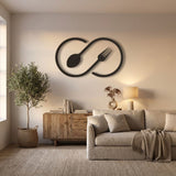 Infinity Spoon and Fork metal wall art – image 6
