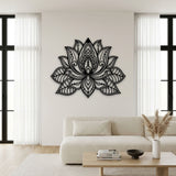 Mandala Lotus Flower metal wall art – image 6