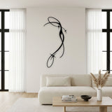 Abstract Dragonfly Line metal wall art – image 6