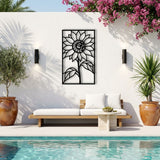 Sunflower Panel metal wall art – image 6