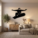 Snowboarder Jump metal wall art – image 6