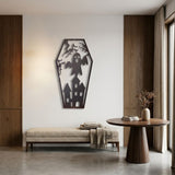Haunted House Coffin metal wall art – image 6